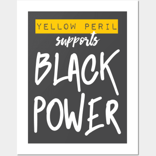 Yellow Peril Supports Black Power Posters and Art